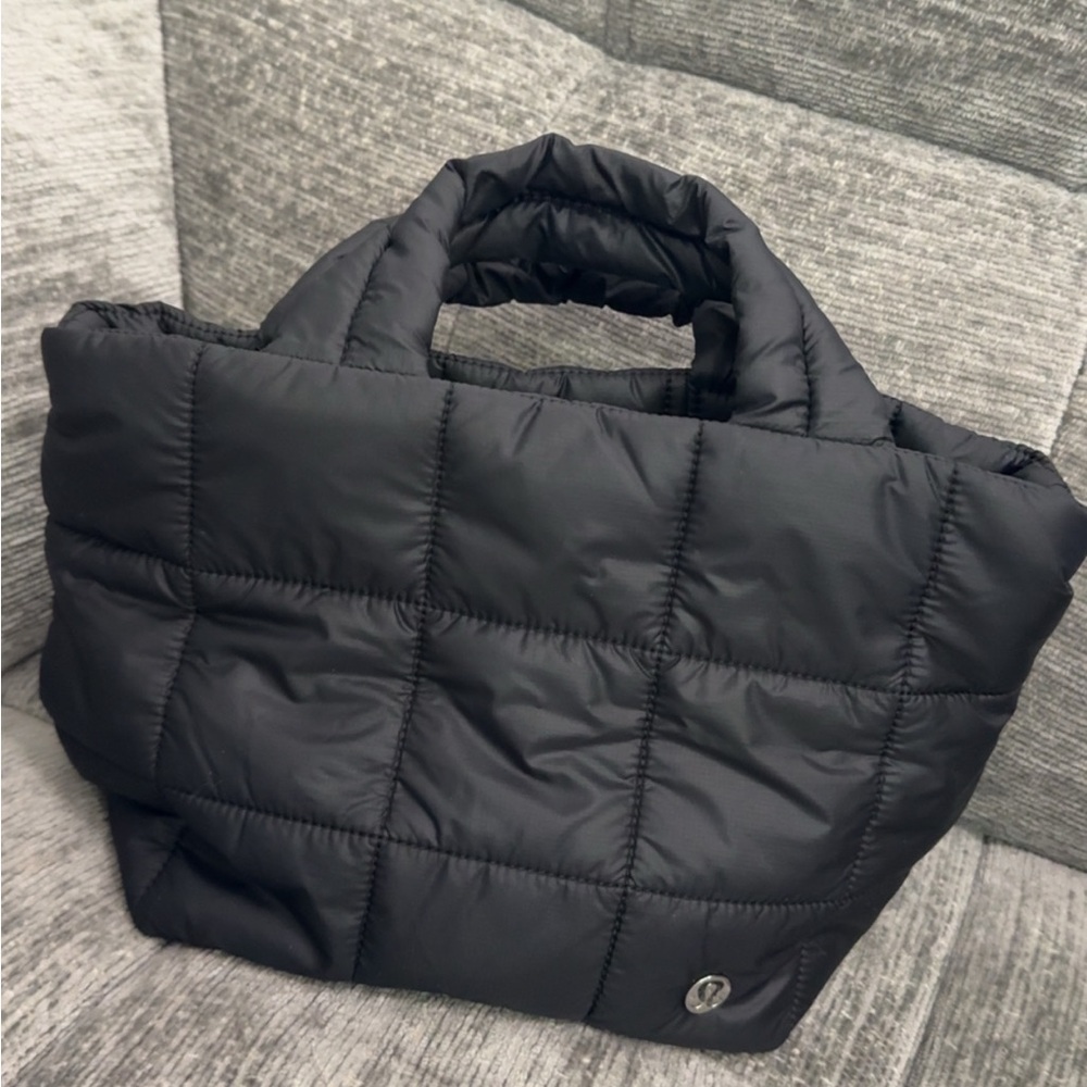 lululemon athletica Black Quilted Crossbody Bag